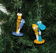 Handy Manny Felipe, Pat,Rusty and Turner Christmas Ornament Set