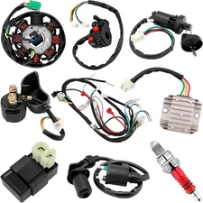 Complete Wiring Harness Kit, Powersports Harnesses Gy6 150cc...