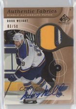 2005-06 SP Game Used Edition Authentic Fabrics 3/50 Doug Weight Patch Auto 0uj7