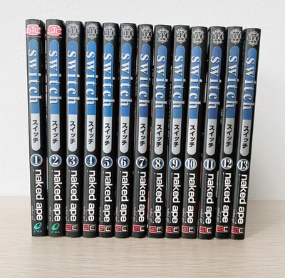 switch Japanese Ver Complete Full Comics Manga Set Vol.1-13 naked ape