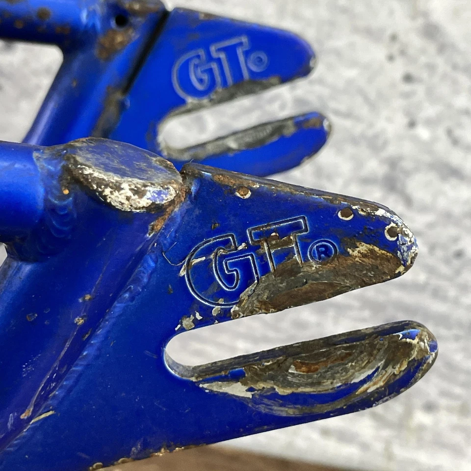 Vintage GT Racing Interceptor BMX Quadro 20 em Expert 4130 Desgaste Estampado Cromado - Imagem 4 de 4