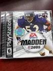SONY PLAYSTATION  PS1 - EA SPORTS MADDEN NFL 2005 - NEW FACTORY SEALED