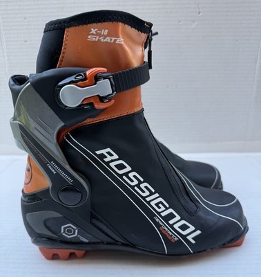 ROSSIGNOL X-10 Skate -  Black & Orange Cross Country Boots -  Size 36