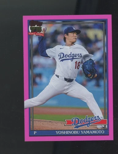 2026 Topps Series 1 Yoshinobu Yamamoto Pink (RAW)