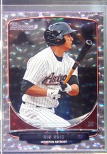 2013 Bowman Rio Ruiz #BP83 Astros Prospects Silver Ice