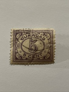 Curaçao Early 1900’s 5 Cent Stamp 