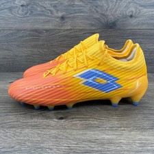 Lotto Solista 200 FG Soccer Cleats Yellow Orange Men US 11 EU 44
