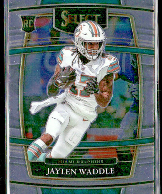 Jaylen Waddle Player Lot Bundle 10 Different Football Cards JW003 Dolphins 2 RC