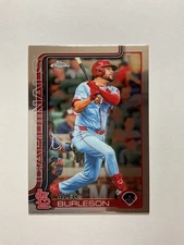 Alec Burleson #281 Cardinals - 2025 Topps Chrome -  Baseball Cards