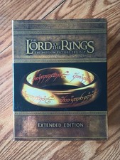 The Lord of the Rings Trilogy Blu-ray Extended Edition Gold Boxset Complete