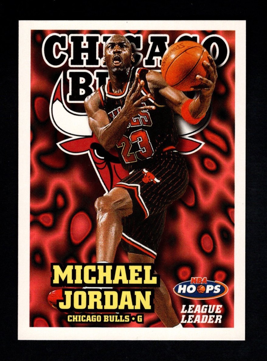 1997-98 Hoops #1 Michael Jordan Leaders Scoring Chicago Bulls HOF