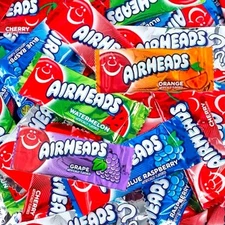 🎉 IRRESISTIBLE AIRHEADS TAFFY — BURSTING WITH FLAVOR! 🍓🍉🍇 1 Pound Bag