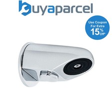 Bristan Commercial Anti Vandal Chrome Fixed Shower Head Concealed Recessed - Gym