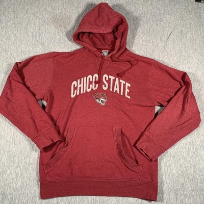 Chico State Wildcats Hoodie Mens Medium Red NCAA Rivalry Threads Sweatshirt