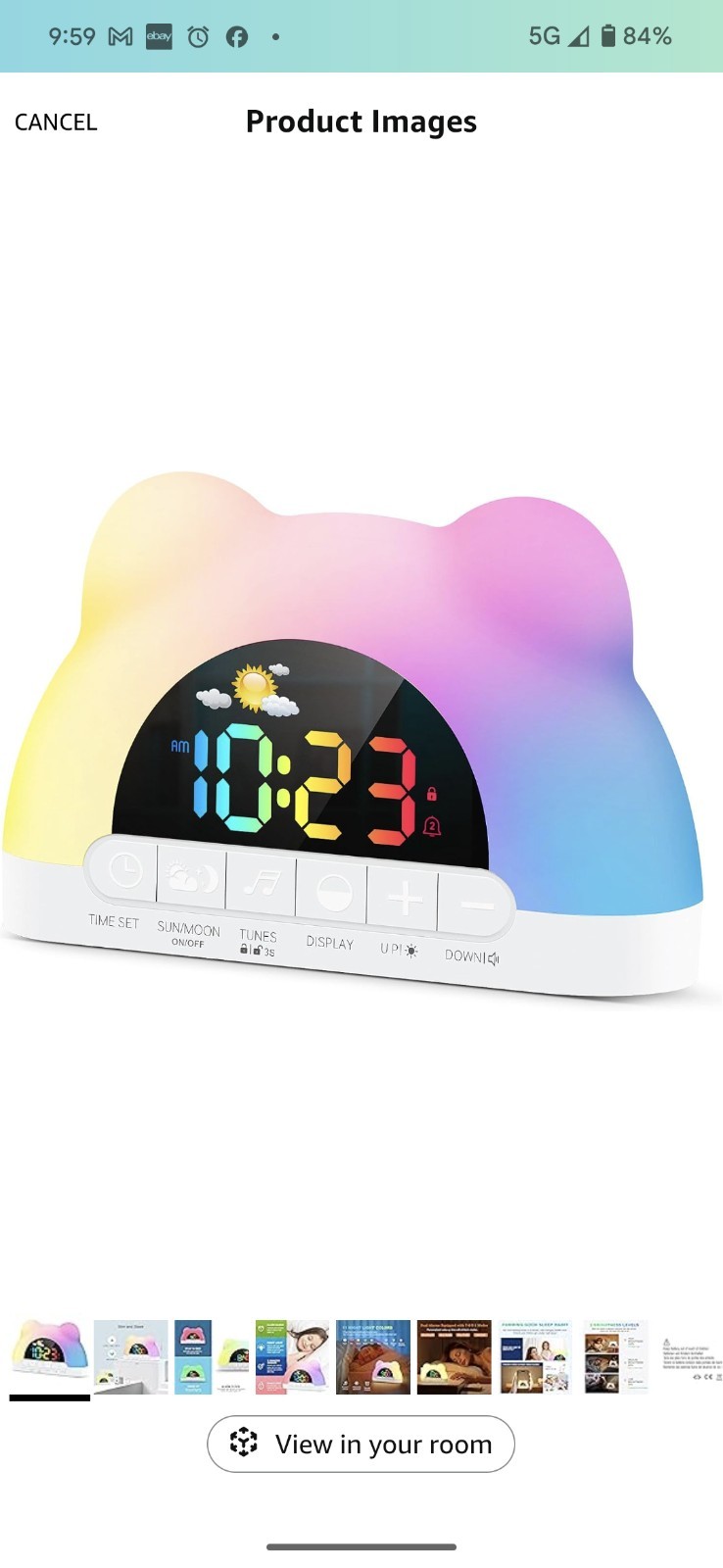 For Kids, Wake Up Clock With Night Light, Children's Sleep..