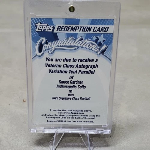 2025 Topps Signature Sauce Gardner Veteran Class Autographs (RAW)