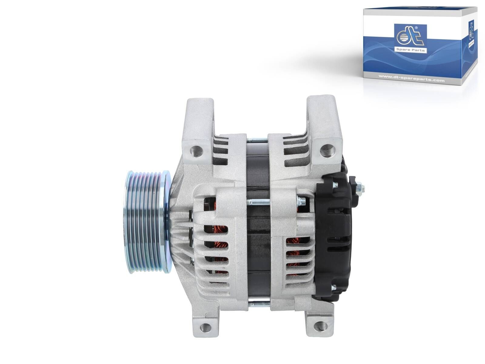 Alternateur 24V 100A DT Spare Parts 4.69209 avec poulie 8 gorges pour camion