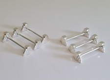 Vintage Messer Bänkchen Fächermuster