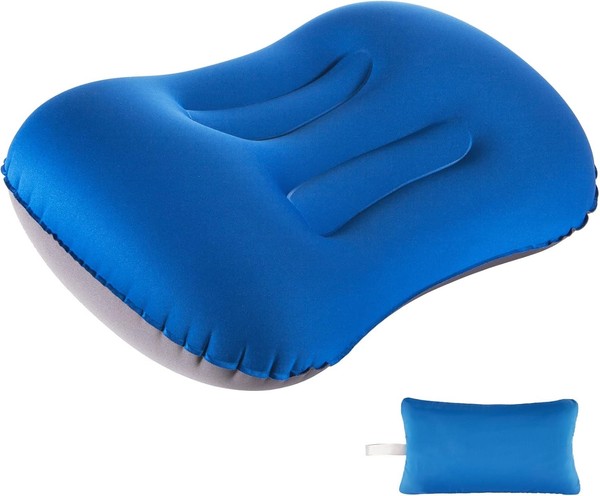 Aufblasbares Campingkissen Ultraleicht Ergonomisch Kompakt FüR Outdoor Reisen-image