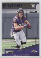 2018 Panini Playoff Rookies Goal Line Hayden Hurst #208 07rd