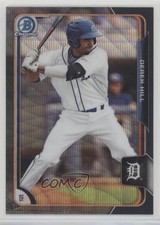 2015 Bowman Draft Chrome Asia Exclusive Black Wave Refractor Derek Hill #85 g6p