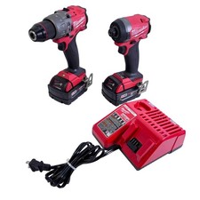 Milwaukee M18 18V 2904-20 1/2'' Hammer Drill 2953-20 1/4'' Hex Impact Driver Kit