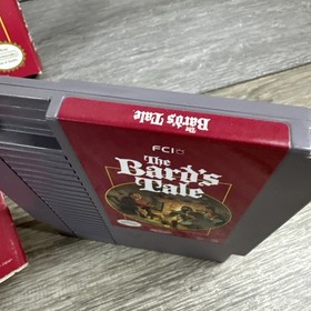 The Bard's Tale Nintendo Entertainment System NES Game Box & Manual