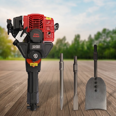 #ad #ad 2 Stroke Gas Powered Excavator Garden Shovel Tree Digger Rock Drill Hammer 52CC $250.99