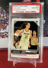 2024 Panini #89 Caitlin Clark RC  Record 13 Assists T.C.T. Gem Mint 10 🔥