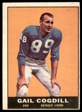 1961 Topps #32 GAIL COGDILL  Detroit Lions  EX-EXMT