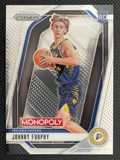 2024 - 2025 Panini Prizm Monopoly Johnny Furphy #60 Rookie Sports Card NBA NM