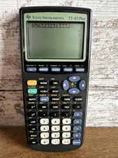 TI-83 Plus Graphing Calculator Tested - Working - No Cover 