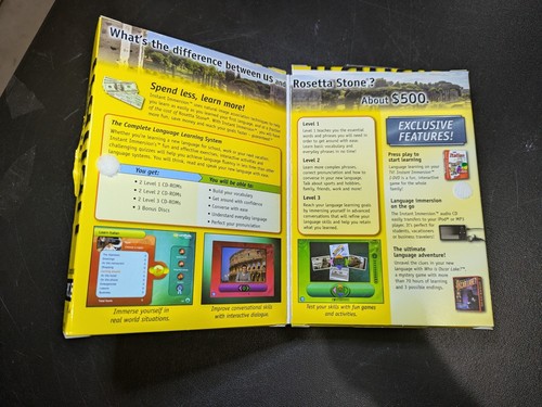 Instant Immersion Italian Levels 1, 2 & 3 9 CD Set Great Condition - Picture 4 of 4