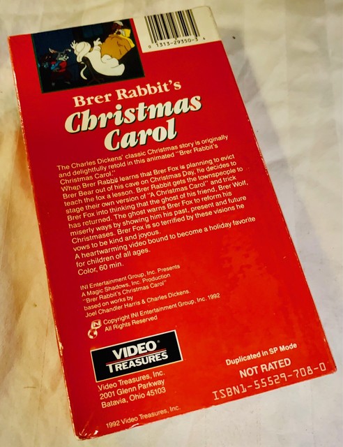 Brer Rabbits Christmas Carol (VHS, 1993) for sale online | eBay