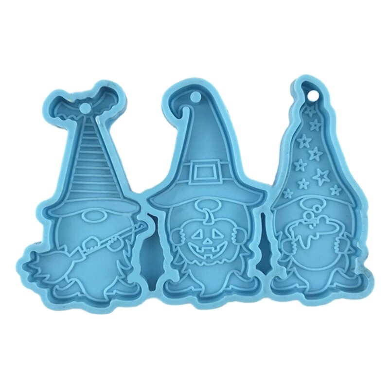 DIY Silicone Dwarf Gnome Keychain Resin Mold for UV Epoxy Crafts