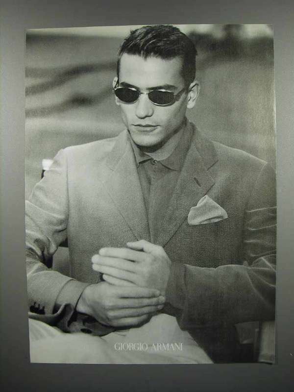 1998 Giorgio Armani Fashion Ad - Man | eBay