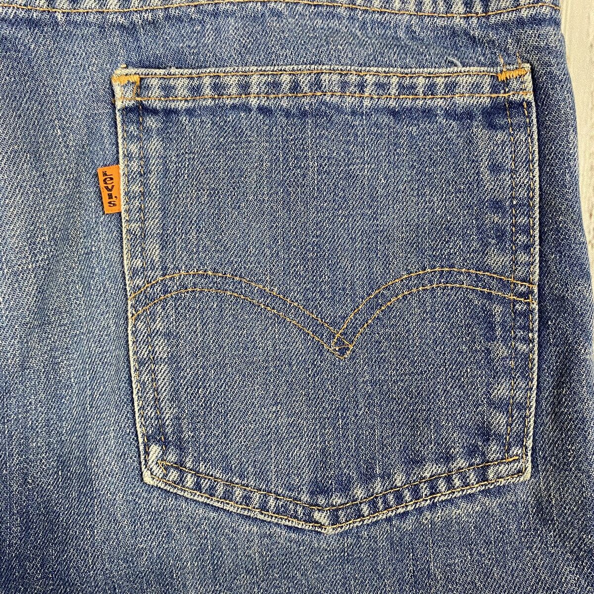 VTG 70s LEVI's 519 ORANGE TAB TALON 42 MADE IN USA DENIM VTG 70s LEVI's 519 ORANGE TAB TALON 42 MADE IN USA DENIM