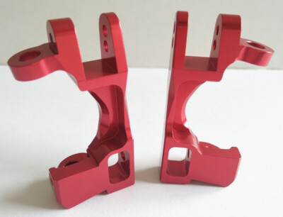 Alu Caster Blocks C-hubs Schwarz Für Traxxas 1/10 Slash 4X4, Stampede, Rally & Mehr