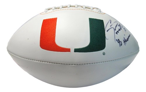 Gino Torretta Signed Auto Football Miami Hurricanes 92 Heisman PSA/DNA AJ56034