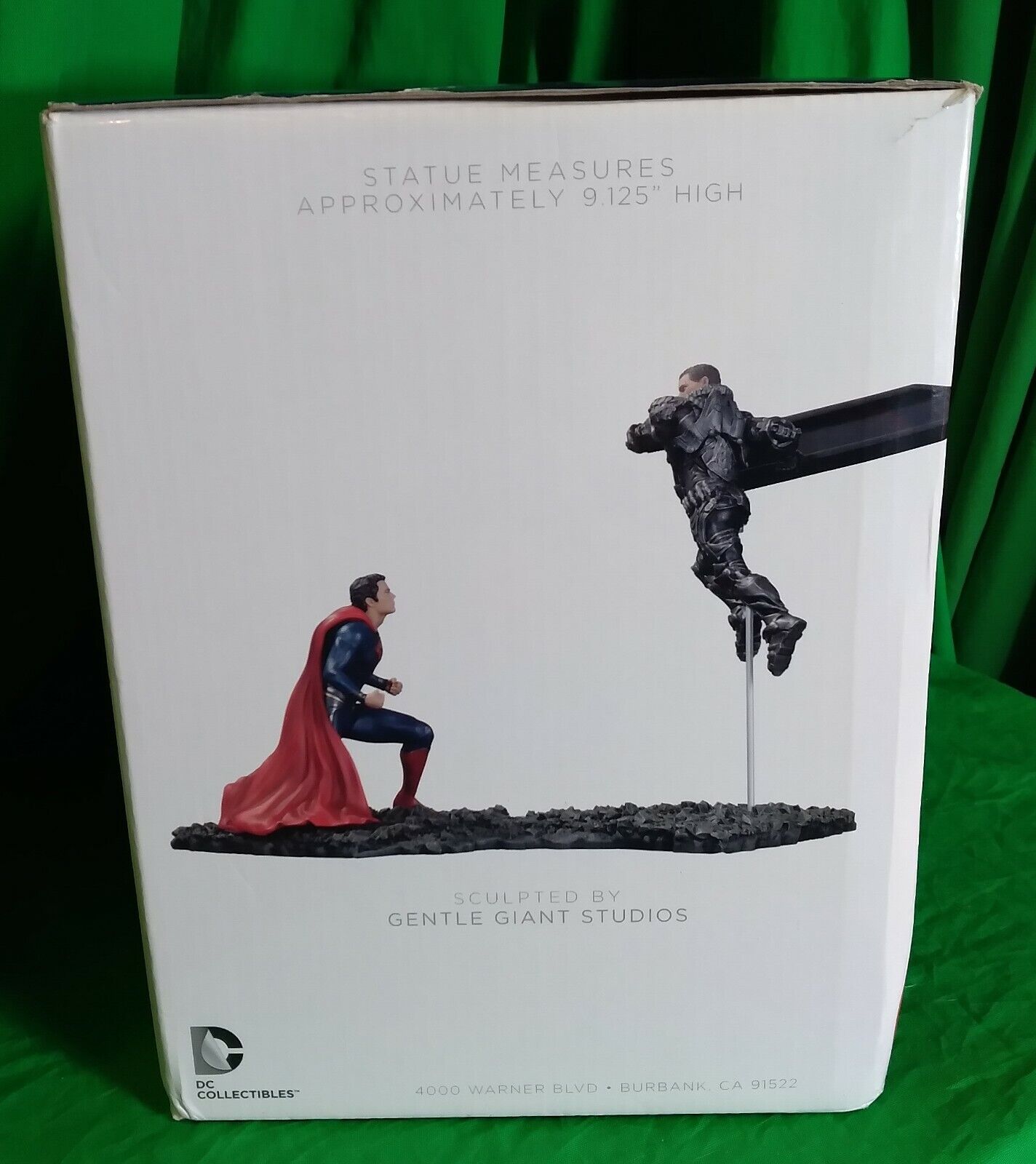 RARE SUPERMAN MAN OF STEEL BANK VAULT STATUE DC COLLECTIBLES GENTLE GIANT  1:12