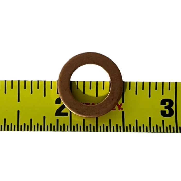 Ford Disc Brake Hose Flat Copper Washer .39ID .62D .062 Thick USA MADE 8pcs #621 - Image 4 of 4