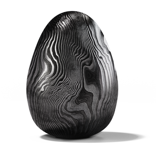 Huevos de Pensamiento Miniatura Orijin (1 HUEVO DE ACERO DAMASCO) - Imagen 2 de 2