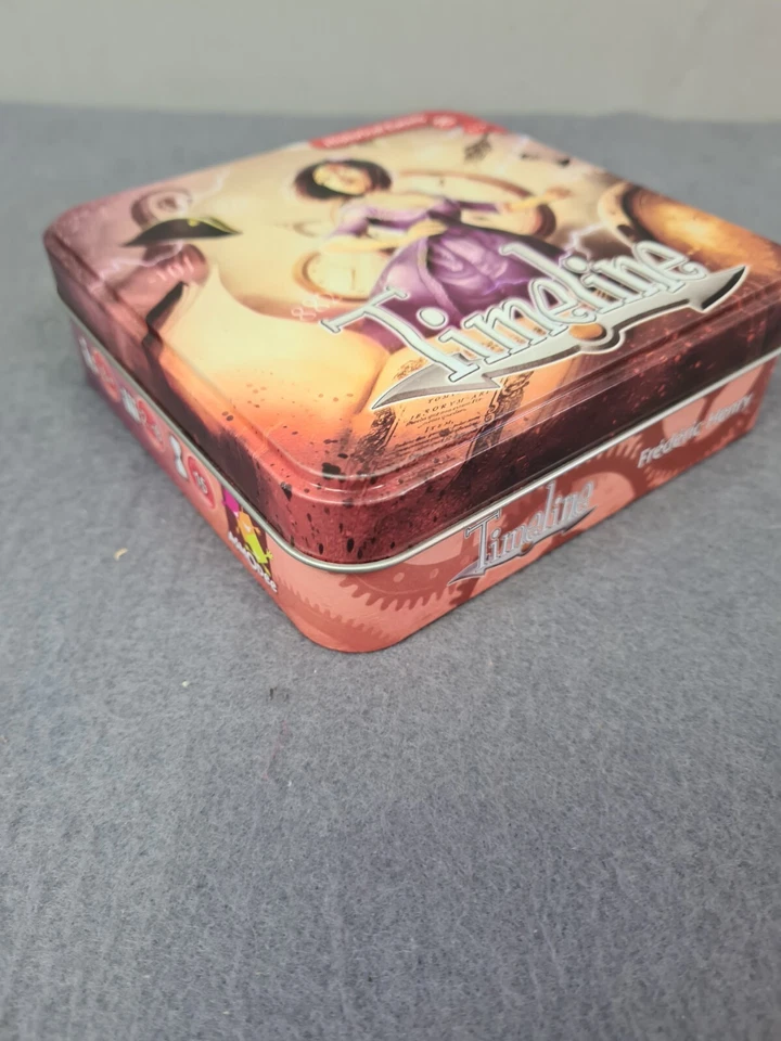Asmodee Timeline - Historical Events Card Game Tin Box Homeschool Educational  - Image 2 of 4