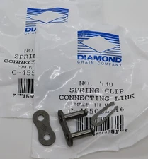 C-4550CL-16 Diamond Spring Clip Master Links (set of 2) for 530 Standard Chain
