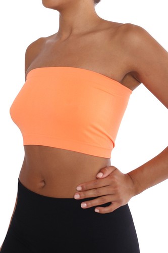 Seamless Tube Top Lagenlook Bandeau dehnbar Spandex BH REG und ÜBERGRÖSSEN - Bild 56 von 101