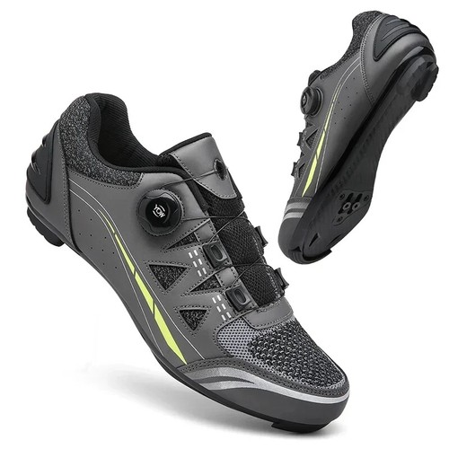 Men's Cycling Shoes Non-slip MTB Road Bicycle Speed Pedal Sneaker with Spd Cleat - Picture 6 of 45