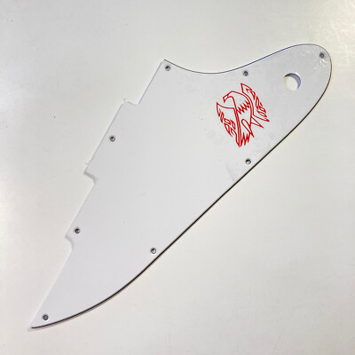 【値下断行！】【特注品！】Custom-Made Pickguard for 2004〜2008 Gibson FB Studio White 3 Ply W/B/W Pickguard for Gibson Firebird Studio 