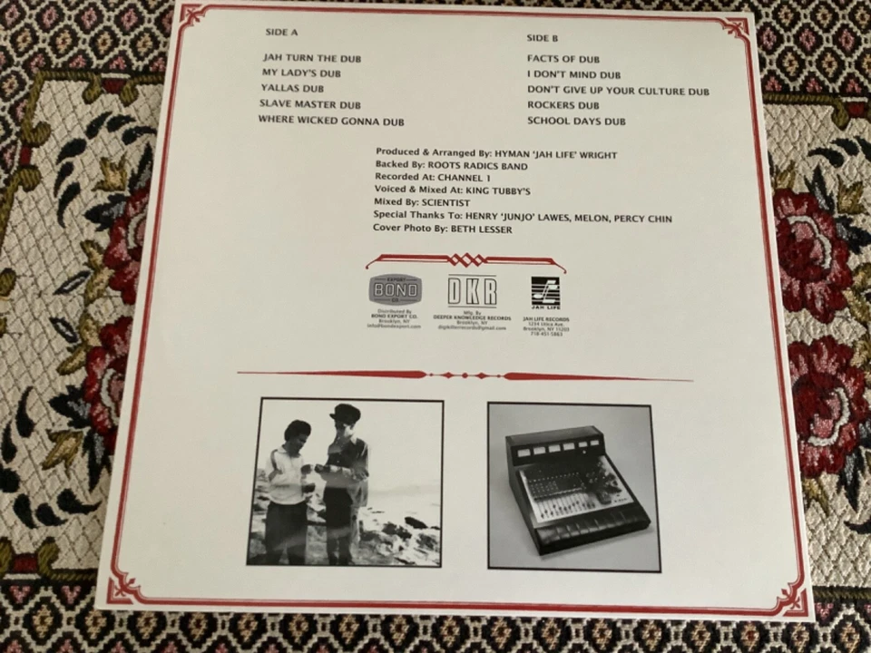 Scientist , The Dub Album They Didn’t Want You To Hear! , Jah Life Label. - Image 2 of 3