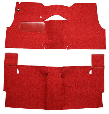 1955 Chevrolet Bel Air 2 Door Sedan Bench Seat Replacement Loop Carpet Kit
