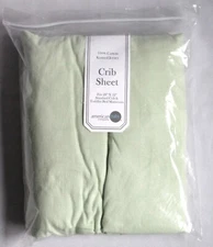 2-Pk American Baby Company 100% Cotton Knitted Jersey Standard Crib Sheet Celery